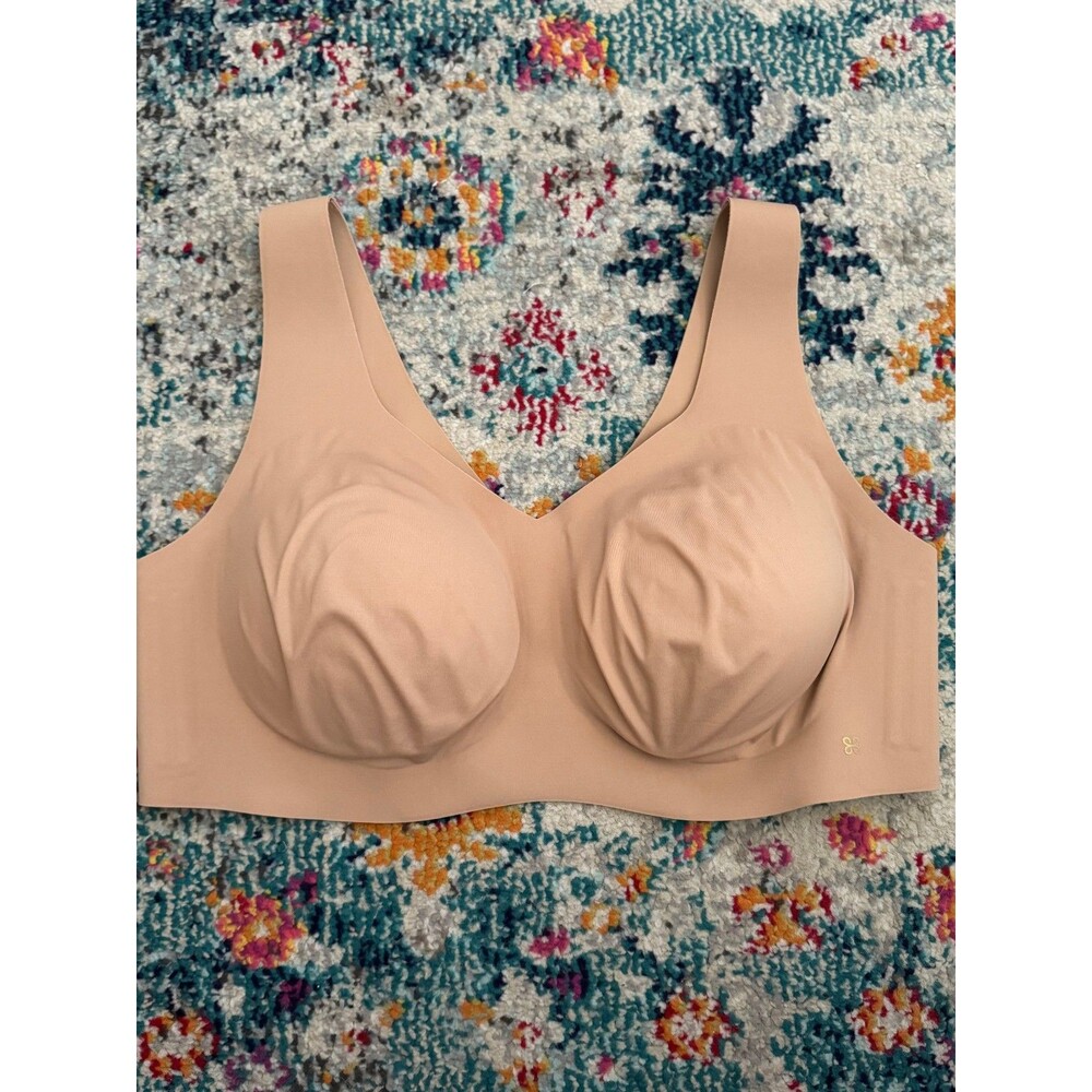 Honeylove Liftwear V-Neck Bra in Tan Size 40C/D